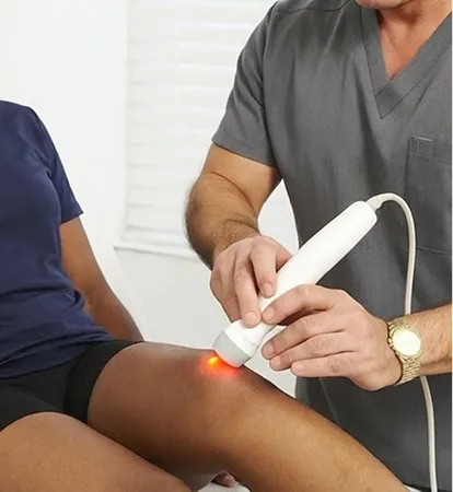 Micro light laser therapy LLLT for hip joint pain and tissue healing
